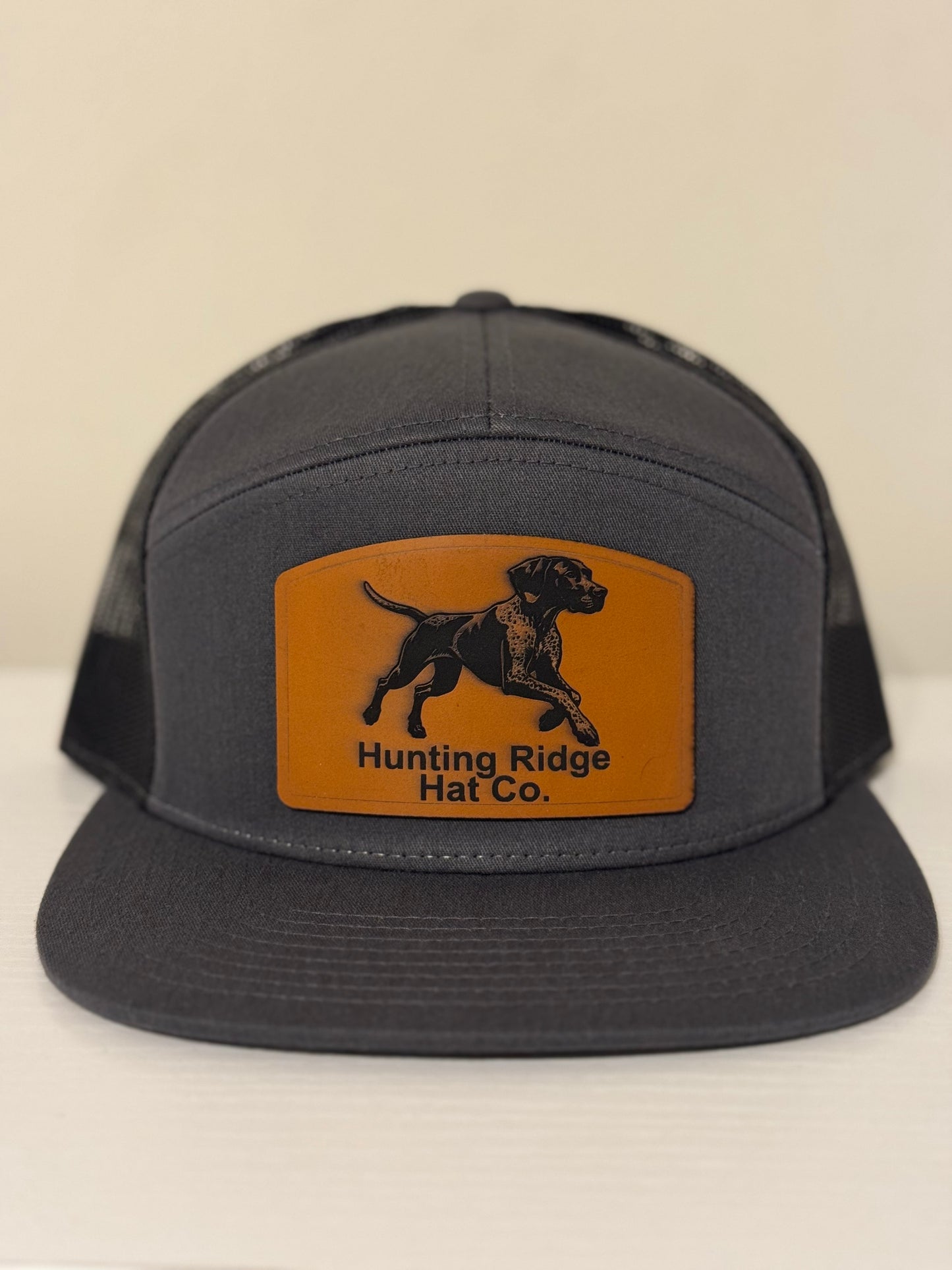 Gray/Black Hunting Dog Patch 7 Panel